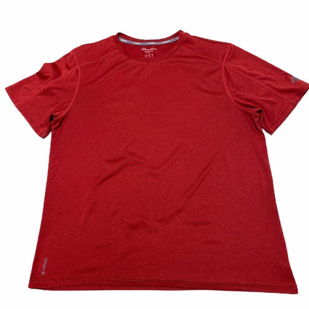 CHAMPION Red Casual T-shirt Sz L